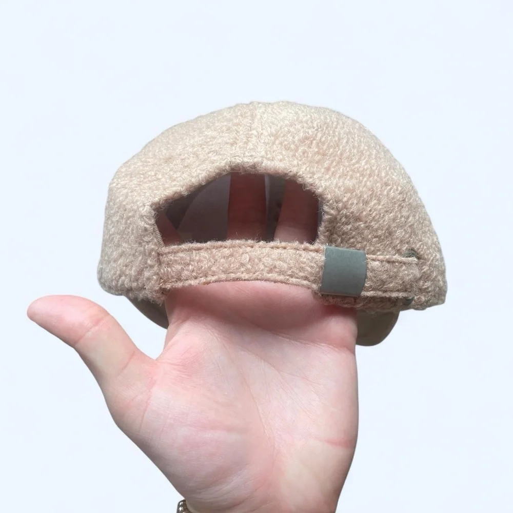 Gap‎ Sherpa Hat Wool Blend Baseball Cream Women's One Size